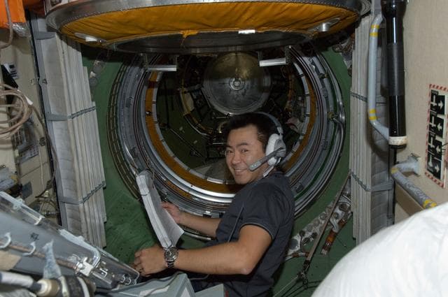 NASA image: Hoshide in FGB