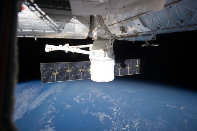 NASA image: Dragon docked to Node 2