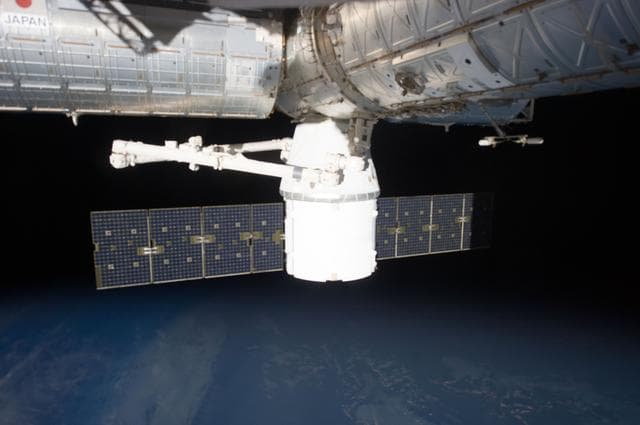 NASA image: Dragon docked to Node 2