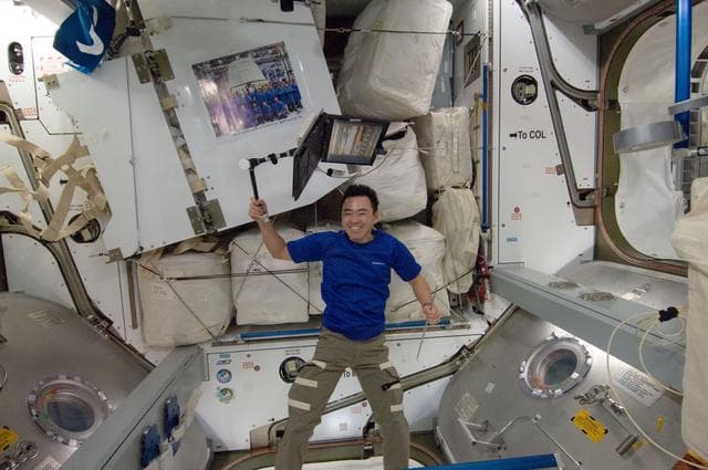 NASA image: Hoshide in Node 2