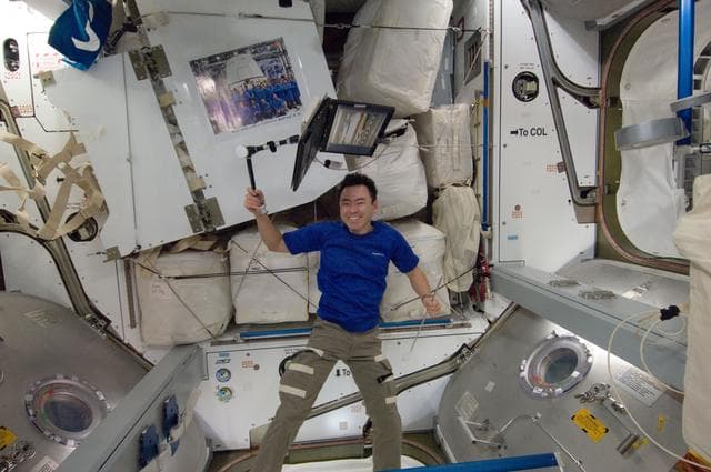 NASA image: Hoshide in Node 2