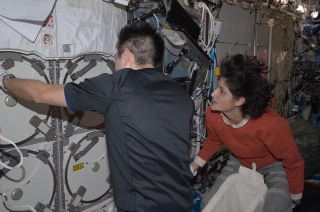 NASA image: MELFI ops