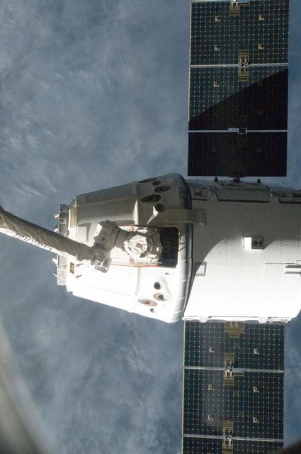 NASA image: Dragon Departure