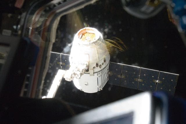 NASA image: Dragon Departure