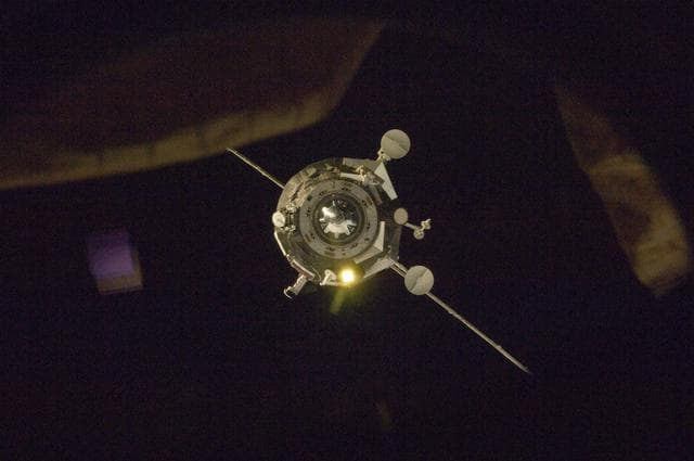NASA image: Progress 48P approaches for docking