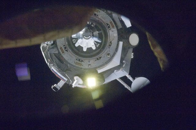 NASA image: Progress 48P approaches for docking