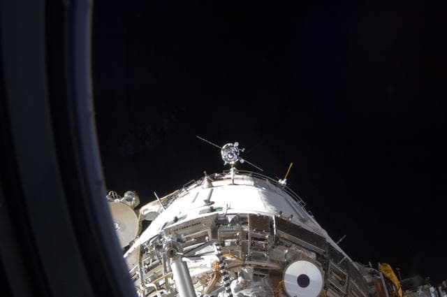 NASA image: Progress 48P approaches for docking