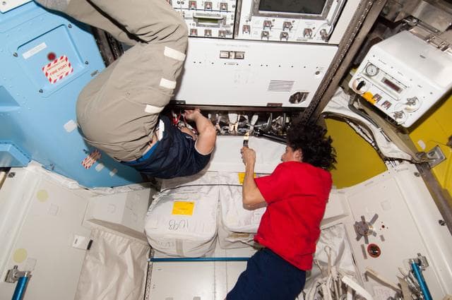 NASA image: Airlock RPCM Crew Shot