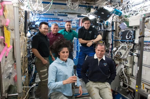NASA image: Changing-of-Command from Expedition 33 to Expedition 34