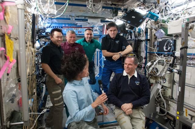 NASA image: Changing-of-Command from Expedition 33 to Expedition 34