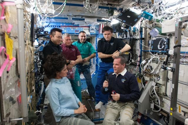NASA image: Changing-of-Command from Expedition 33 to Expedition 34