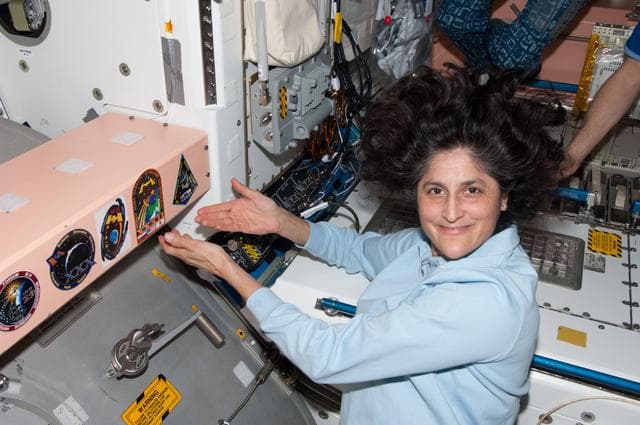 NASA image: Williams adds patch to collection in Node 1