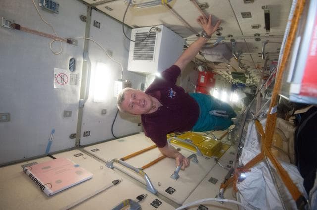 NASA image: Prep for undocking