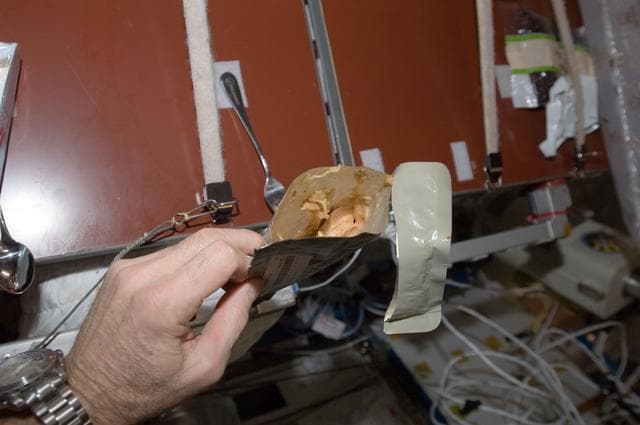 NASA image: Open Food Packet