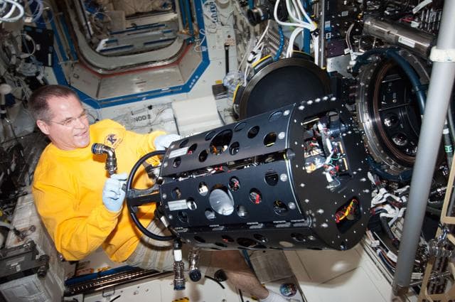 NASA image: Ford works at the CIR MDCA in the U.S. Laboratory