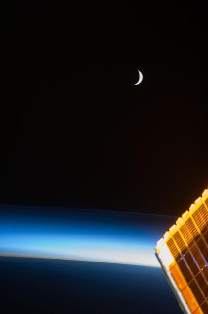 NASA image: Lunar observation taken by Expedition 34 crewmember