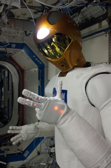 NASA image: Robonaut 2 Troubleshooting