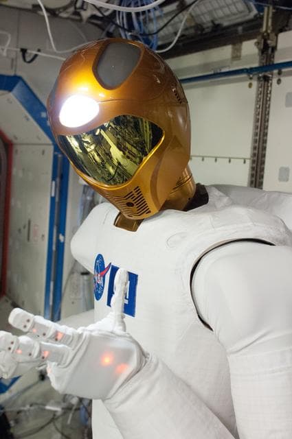 NASA image: Robonaut 2 Troubleshooting