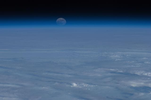 NASA image: Lunar Observations taken by Expedition 34 crewmember