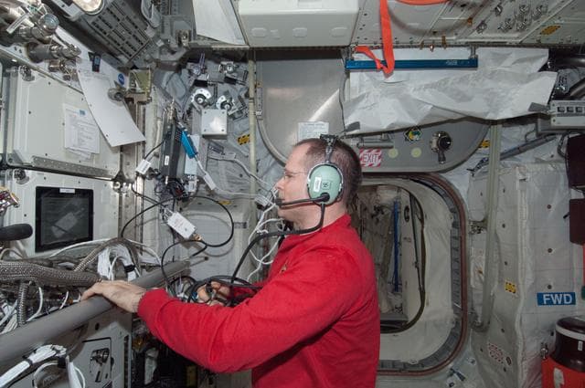 NASA image: Ford during ISS Ham Radio Session