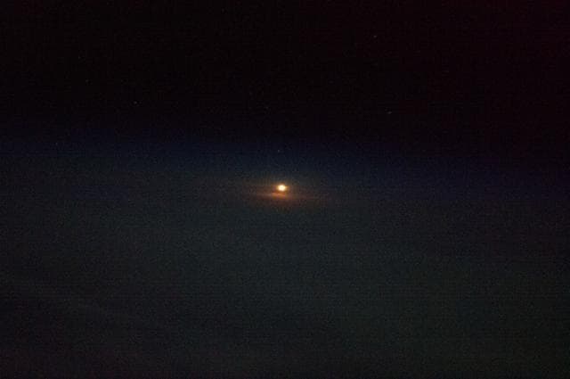 NASA image: Soyuz TMA-08M/34S Launch seen from ISS