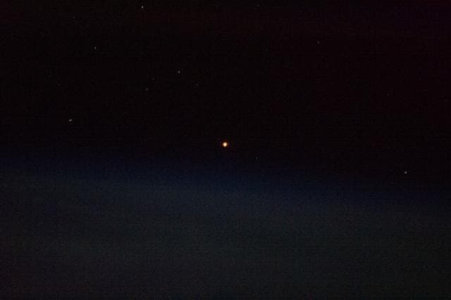 NASA image: Soyuz TMA-08M/34S Launch seen from ISS