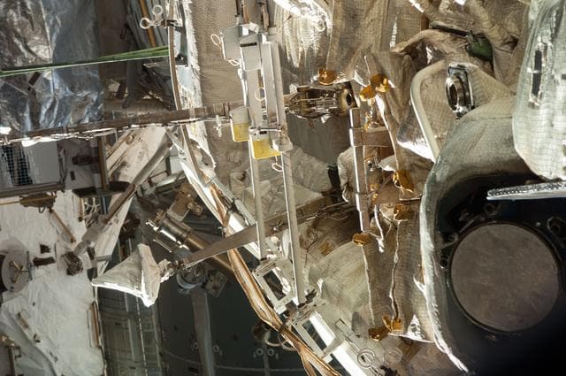 NASA image: External Survey from Windows in Mini-Research Modules and Pirs Docking Compartment