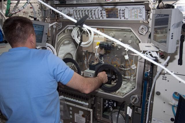 NASA image: Cassidy conducts BASS Experiment Test Operations