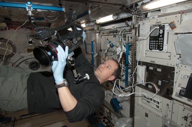 NASA image: Marshburn works on MSPR CC Setup
