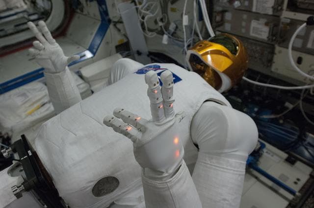 NASA image: Robonaut 2 during TeleOps in the US Lab