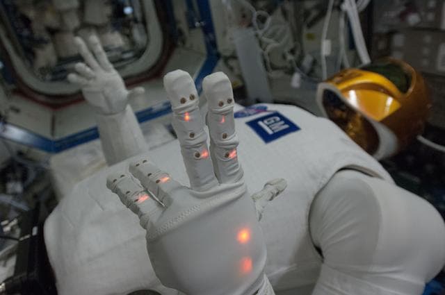 NASA image: Robonaut 2 during TeleOps in the US Lab