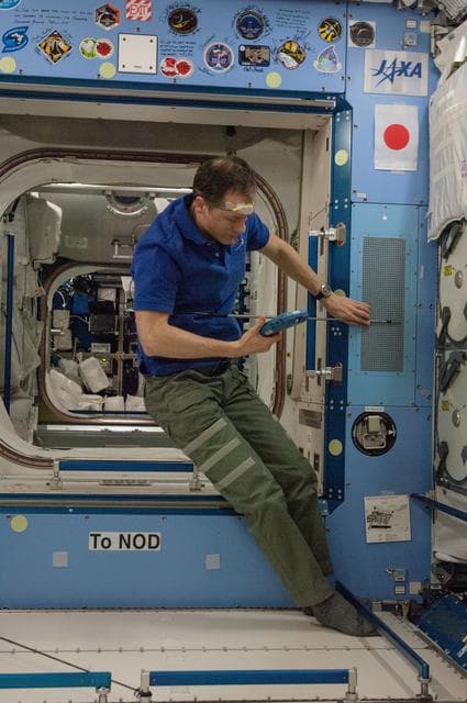 NASA image: Marshburn in Kibo