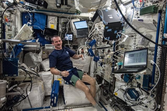 Hadfield during BP Reg Experiment Operations