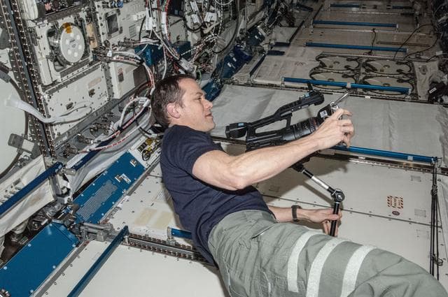 NASA image: Marshburn in Kibo
