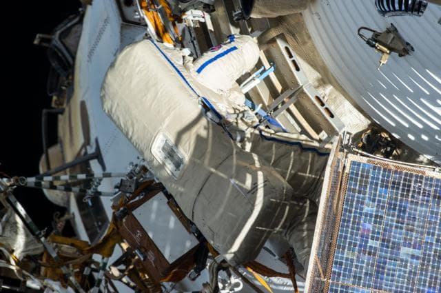 NASA image: Vinogradov during EVA 32
