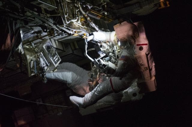 NASA image: EVA 21.