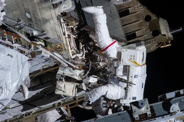 NASA image: EVA 21.