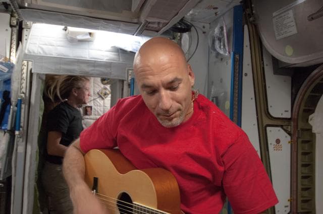NASA image: Parmitano in U.S. Lab