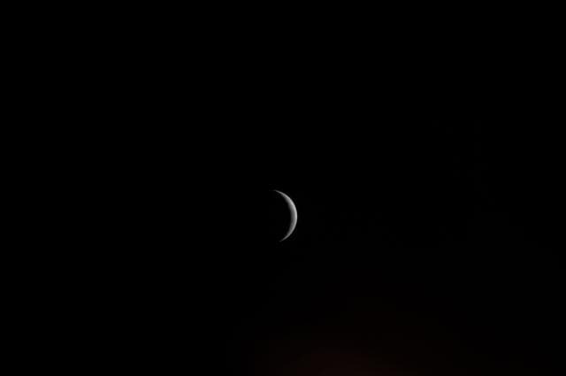 NASA image: View of the Moon taken during the Expedition 36 mission
