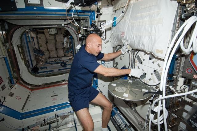 NASA image: MELFI ops