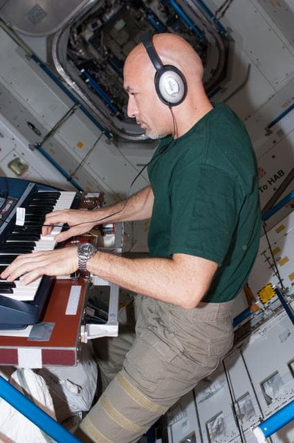 NASA image: Parmitano in Node 1