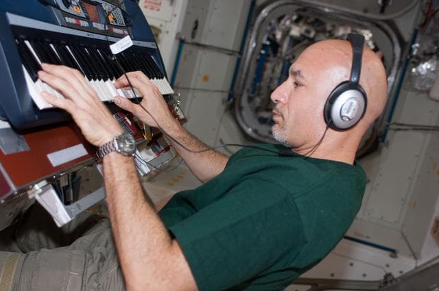 NASA image: Parmitano in Node 1