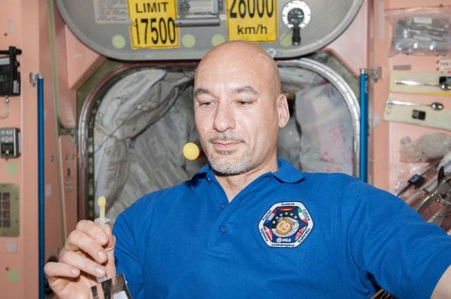 NASA image: Parmitano in Node 1