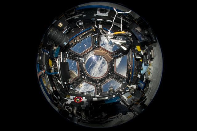 NASA image: Cupola windows