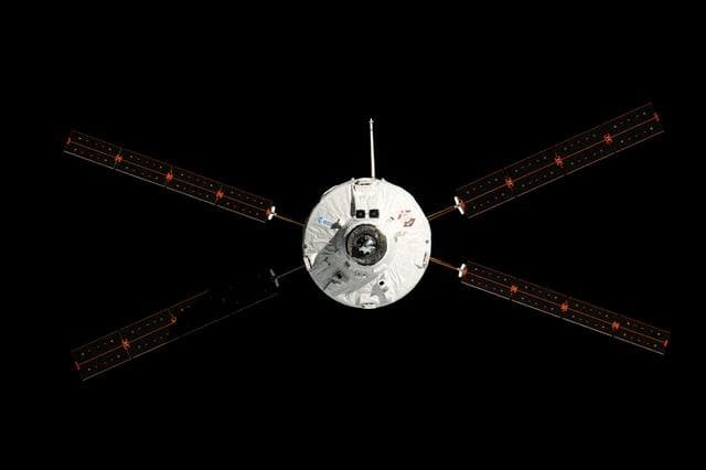 NASA image: ESA Albert Einstein ATV-4 during approach