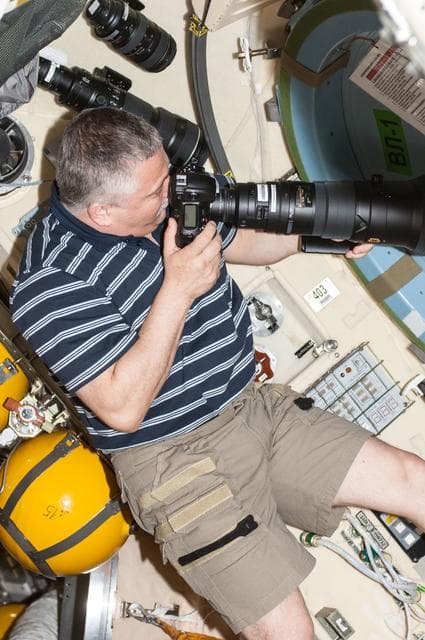 NASA image: Yurchikhin in Service Module