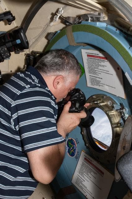 NASA image: Yurchikhin in Service Module