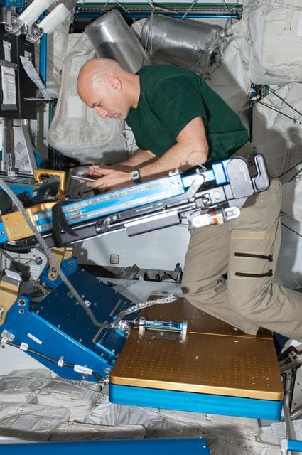 NASA image: Parmitano in Node 3