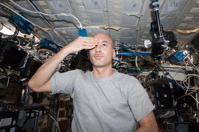NASA image: Health Maintenance System (HMS) Vision Test