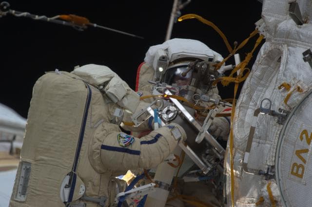 NASA image: Russian EVA 33
